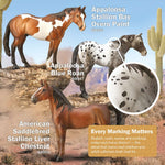 CollectA Gypsy Vanner Mare Rearing Chestnut - Deluxe 1:12 Scale