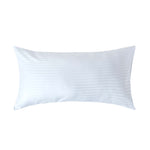 Egyptian Cotton Satin Stripe Housewife Pillowcase 330 Tc | King Pillow Case | White
