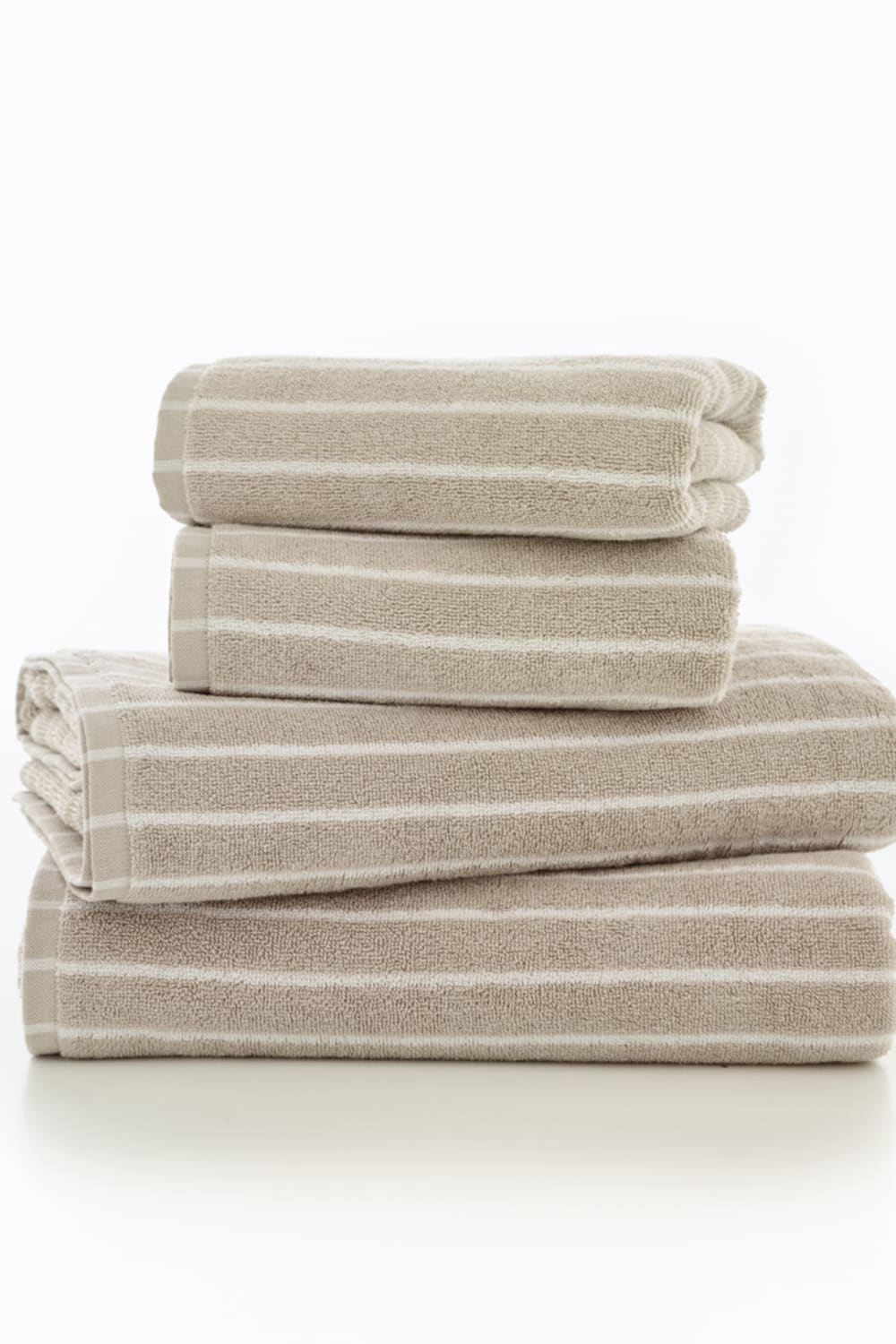 Deyongs Malmo Stripe Cotton Blend Towel Contemporary Woven Stripe Design