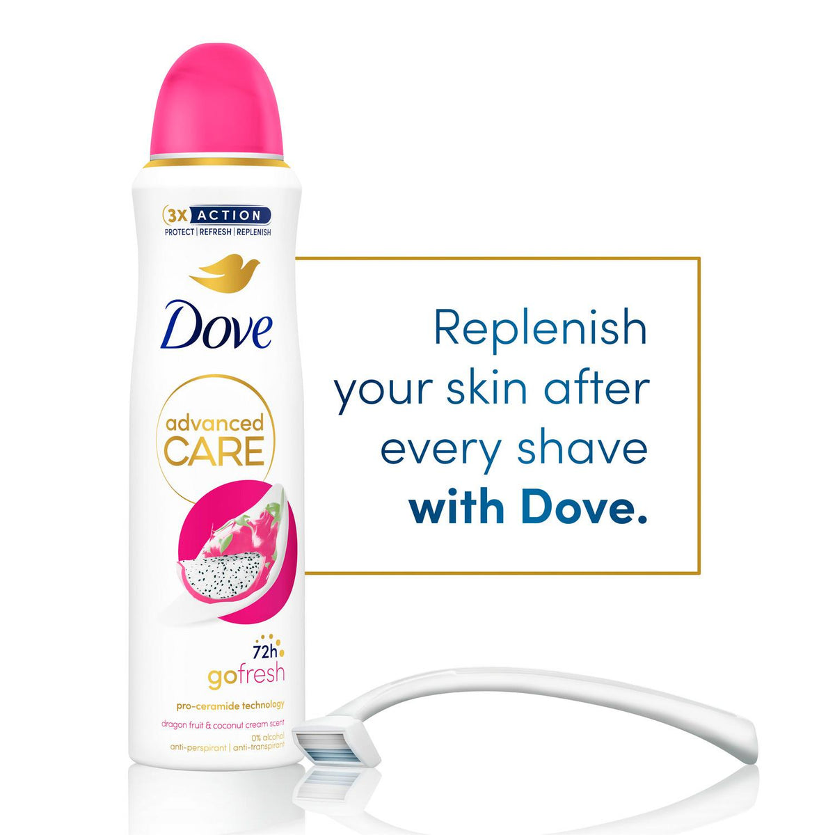 Anti-perspirant Deodorant Go Fresh With 72h Protection 200ml | Set of 6