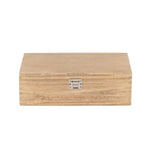 Oak Effect Wooden Bottle Box | Large | Brown