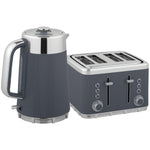 Rapid Boil Kettle & Toaster Set | Grey