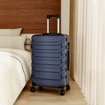 Rolling Hardshell Luggage Travel Suitcase | Blue