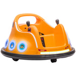 Angry Bird Licensed 12v Kids Bumper Car W/ Joysticks, Remote | Orange