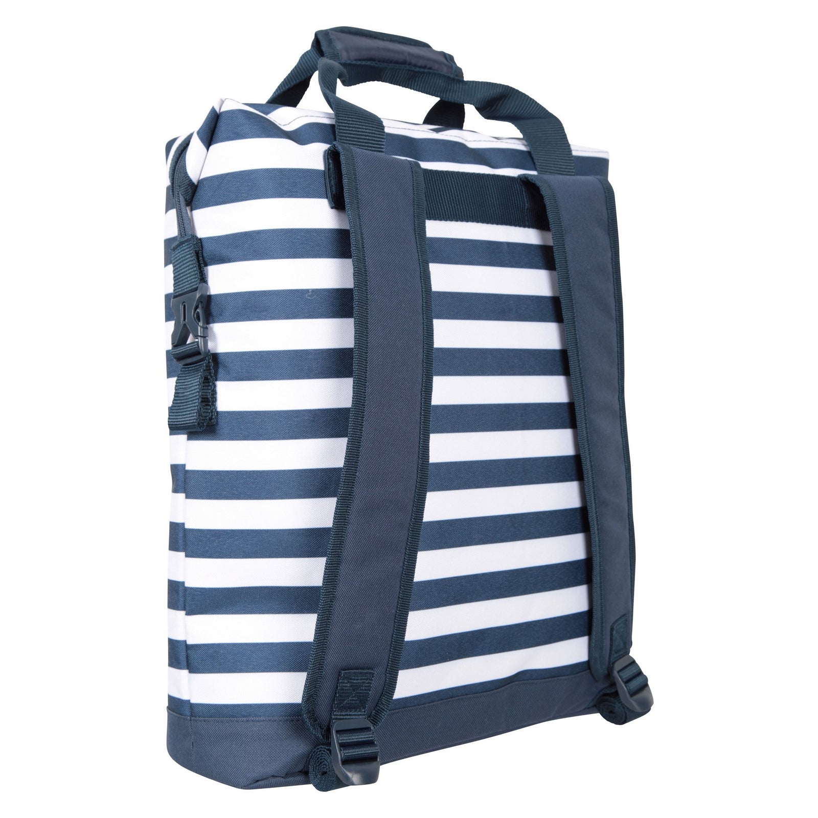 Contrast Striped Beach Cool Bag | One Size | NavyBlue