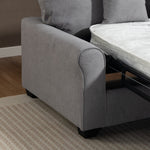 Lewiston Fabric Pull Out Sofabed | Grey