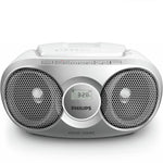 Az215 Portable Stereo Cd Player Dynamic Bass Soundmachine | Silver