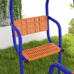 3 In 1 Metal Kids Swing Set With Swing, Glider, Rocking Chair