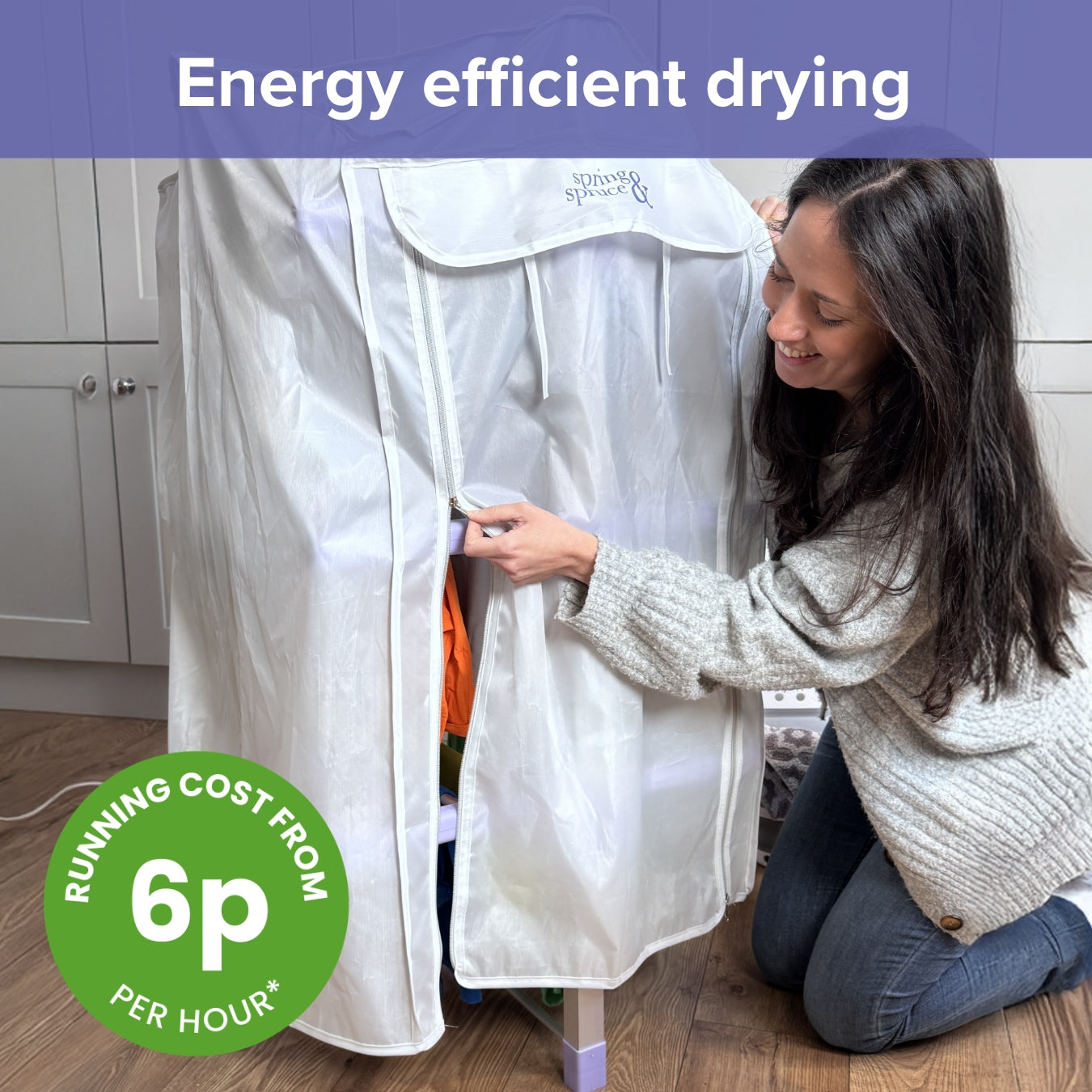 Speedi Dry - Compact 3-Tier Heated Airer with Bonus Insulated Cover