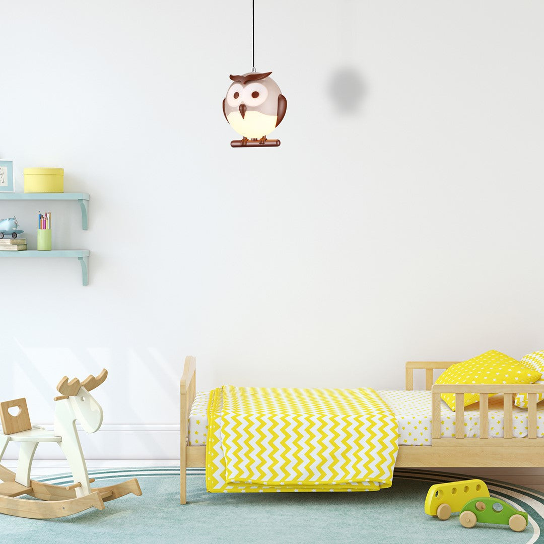 Owl Ceiling Lamp 1xg9 Part Of The Nature Themed Childrens Range Great For Bedroom Nursery Or Playhouse Safe And Comforting