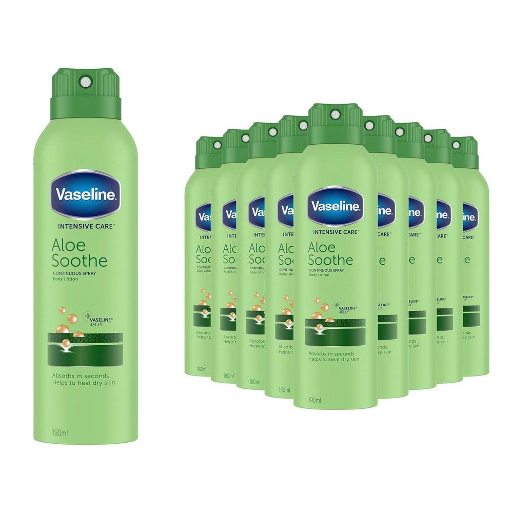 Intensive Care Spray Body Moisturiser Aloe Soothe 190ml | Set-of-12