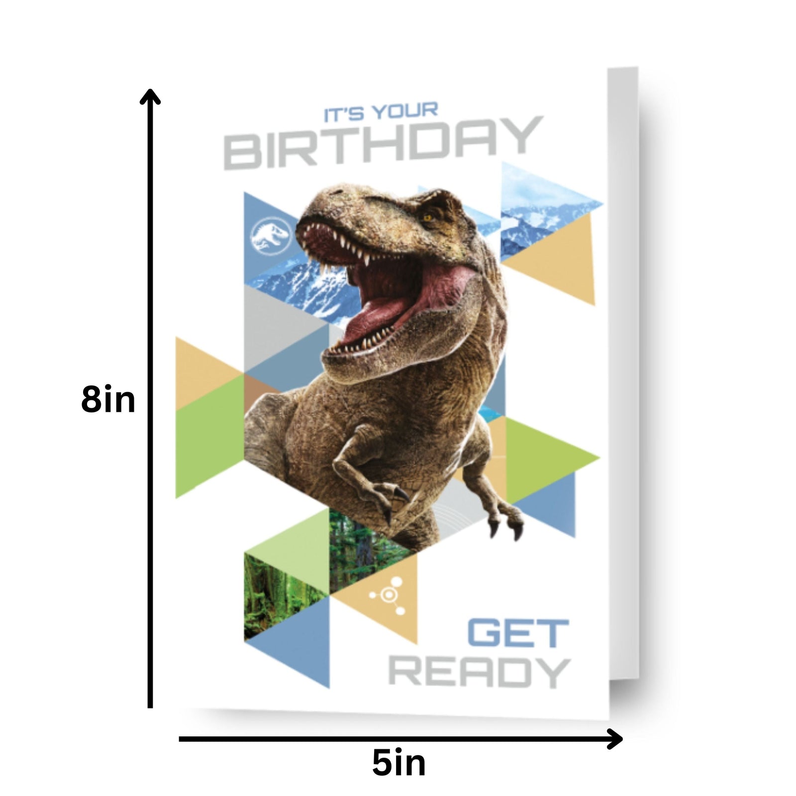 Jurassic World Dinosaur Birthday Card Official Product