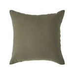 European Size Linen Pillowcase | 80cm x 80cm | Khaki Green