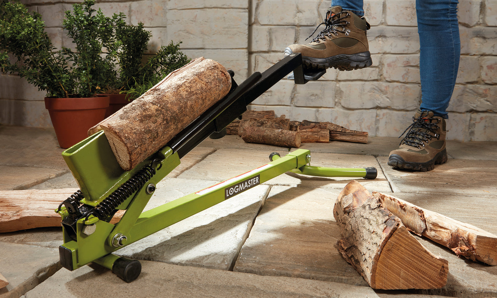Foot Operated Log Splitter