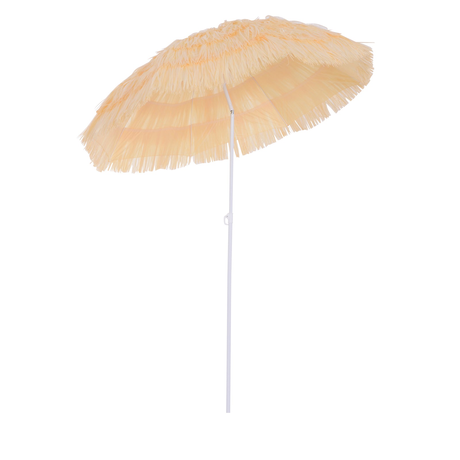 1.6m Hawaii Beach Sun Umbrella - Folding Parasol | Yellow