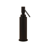 Soap Dispenser, 125ml Capacity, Black Matt Freestanding Collection Kubic