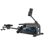 Water Rowing Machine With Adjustable Resistance, Vertical Storage