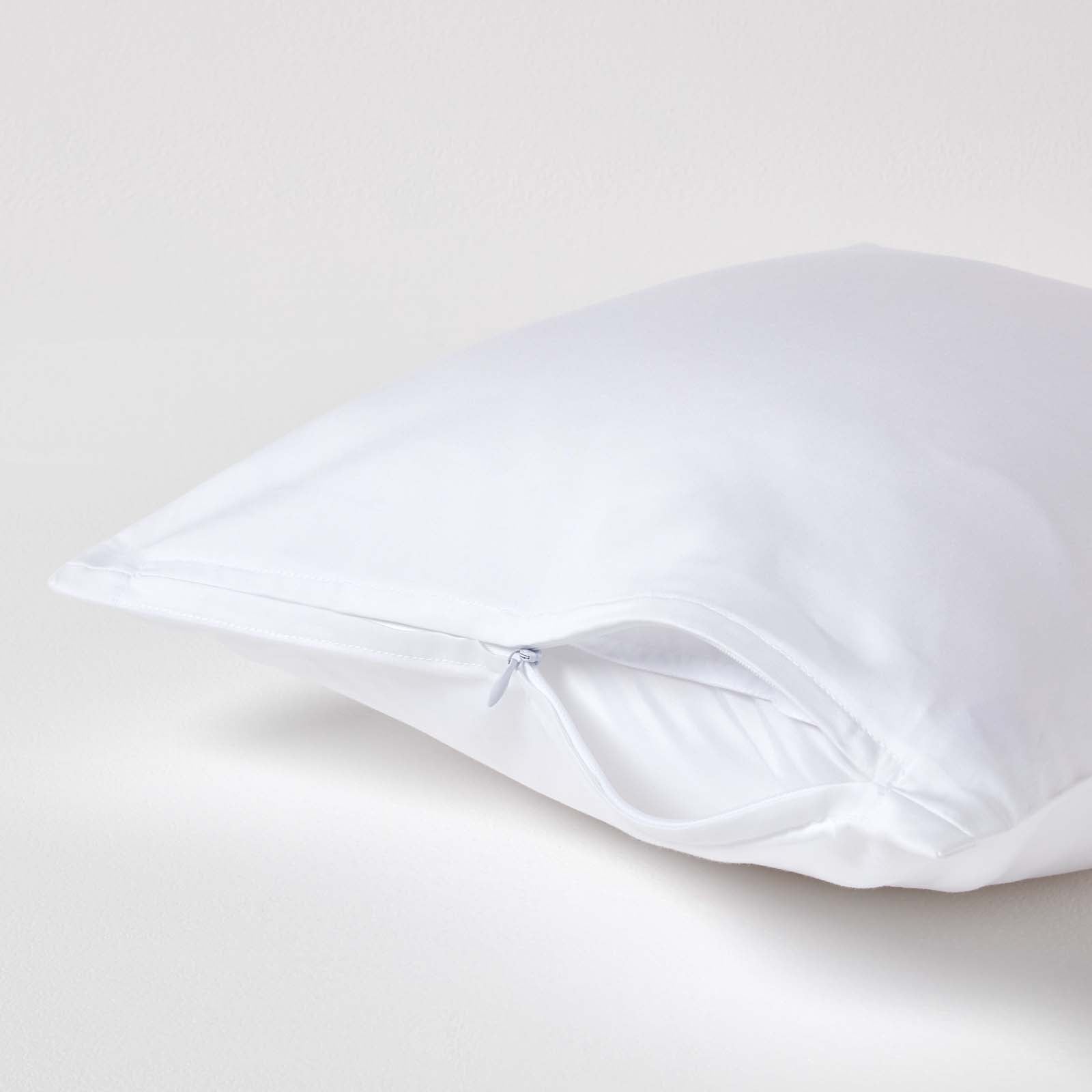 Organic Cotton European Size Pillowcase 400 Tc | 40cm x 40cm | White