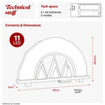 11 Led Christmas Candle Bridge