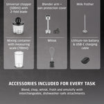 CASO Design Click & Mash Cordless Hand Blender
