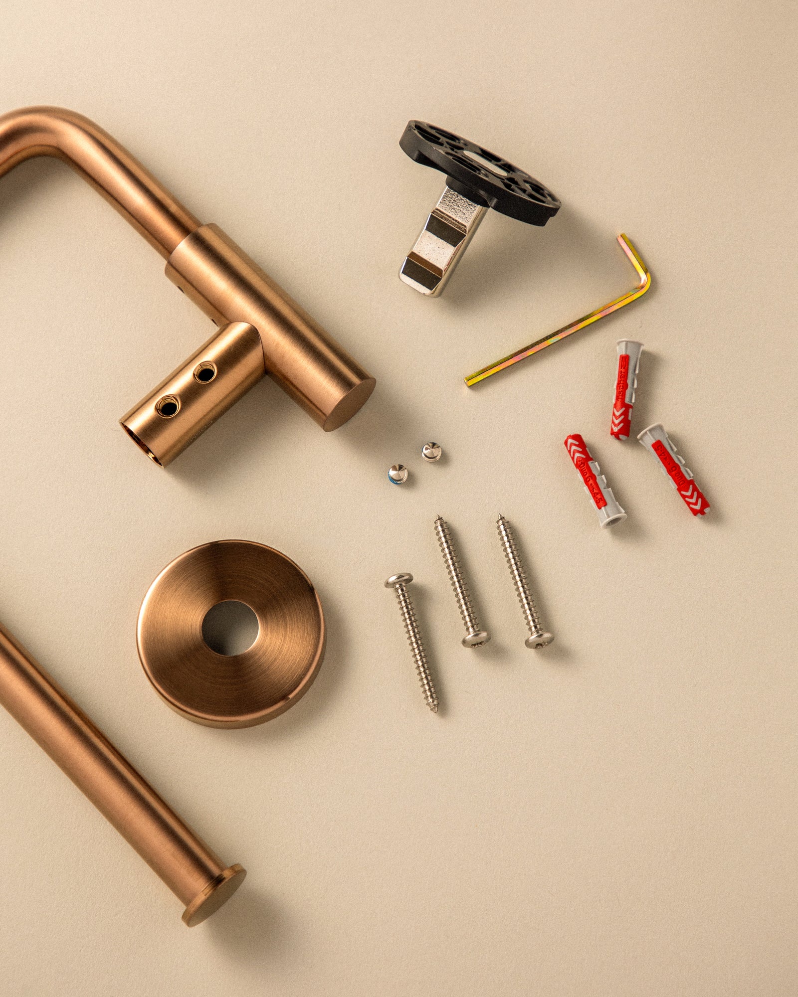 Towel Ring, Silver Chrome, Wall-mounted, Collection Architect S+