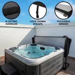 2.1m Hot Tub Spa Cover | Black