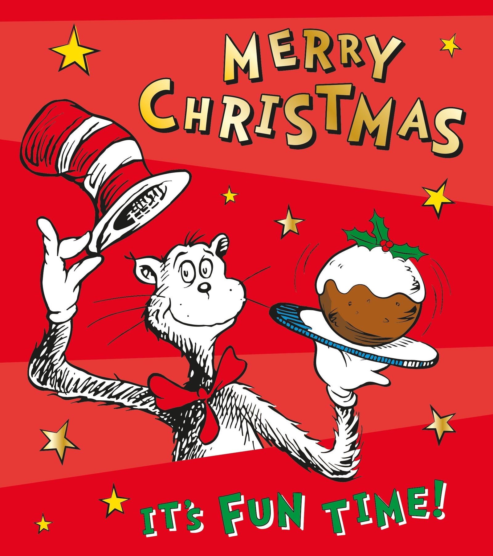 Dr Seuss Cat In The Hat Christmas Card Official Product