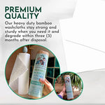 Reusable Bamboo Kitchen Towels | Set of 3 | White