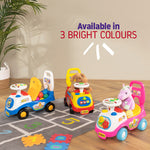 Hillington My First Ride On Toddler Buggy Car Walker Toy With Steering Wheel