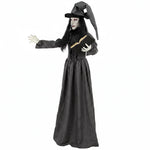 HOMCOM 180cm Life Size Animated Witch Halloween Decoration Outdoor Indoor