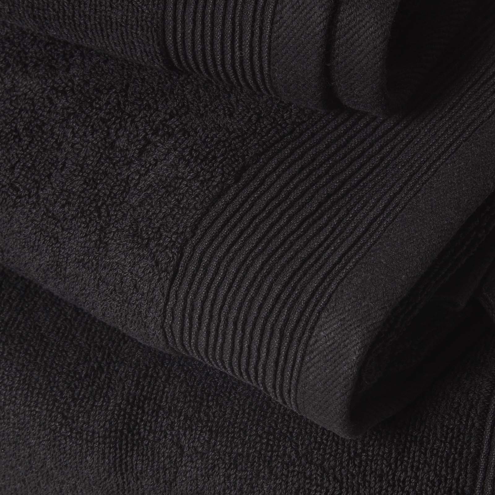 100% Combed Egyptian Cotton 700 Gsm Towels | Bath Towel | Black