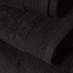 100% Combed Egyptian Cotton 700 Gsm Towels | Bath Towel | Black