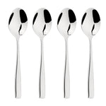 Cutlery 18/8 Stainless Steel Tea Spoon 4pc Set Simplicity | Set of 4 | Silver