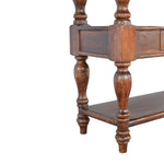 Solid Wood Turned Leg Console Table