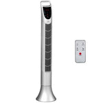 Led 36 Inch Tower Fan 70° Oscillation 3 Speed Remote | One Size | Silver