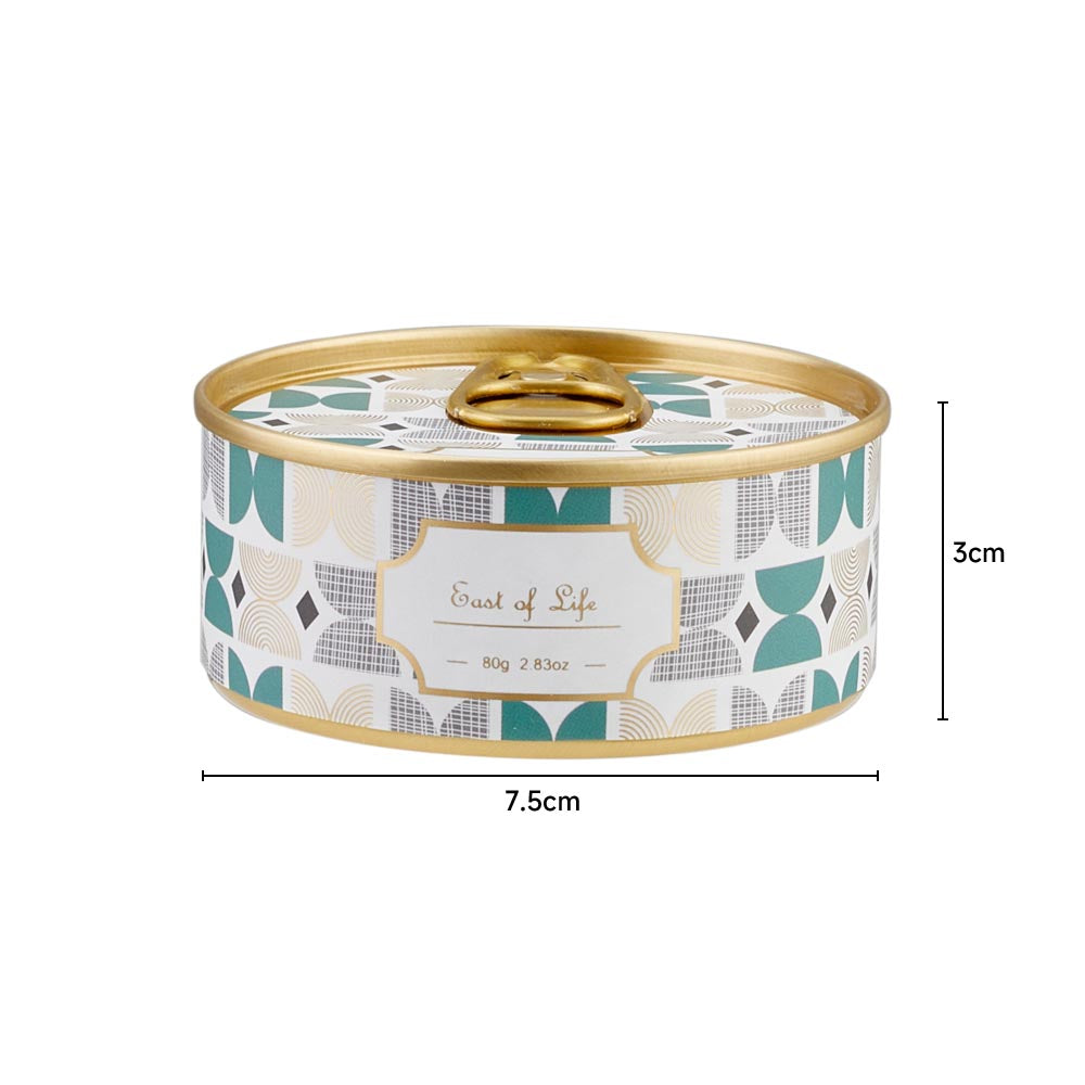 Plum Blossom Scent Soy Wax Tin Scented Candle