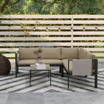 4 Piece Garden Furniture Set W/ Breathable Mesh Pocket