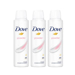 Powder Anti-perspirant With 48h Sweat Protection Deo For Women 150ml, 3pk