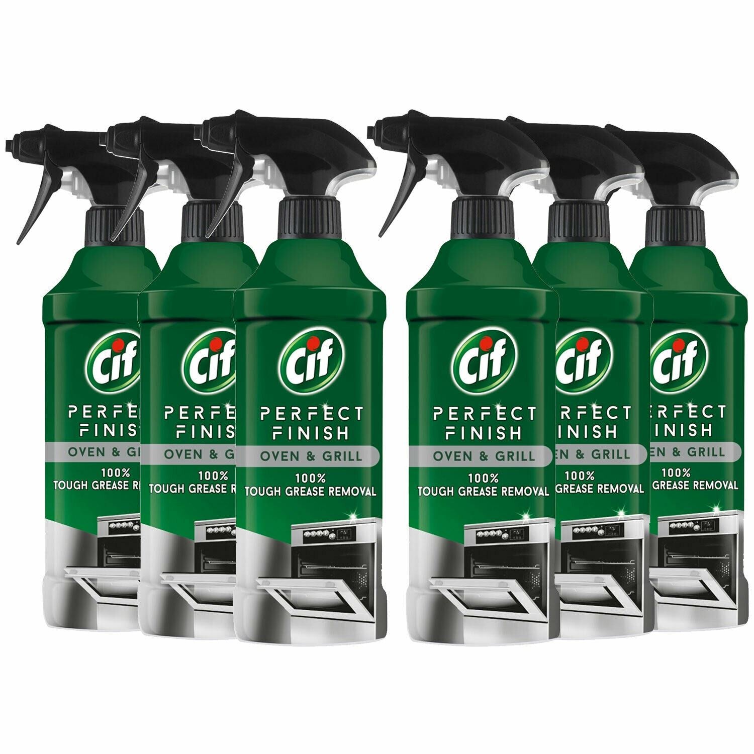 Perfect Finish Oven & Grill 100% Grease Removal Spray 435ml, 6pk