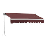 4m W x 3m D Outdoor Retractable Patio Awning For Window And Door