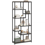 HOMCOM Industrial Bookcase 7-tier Bookshelf Shelving Unit