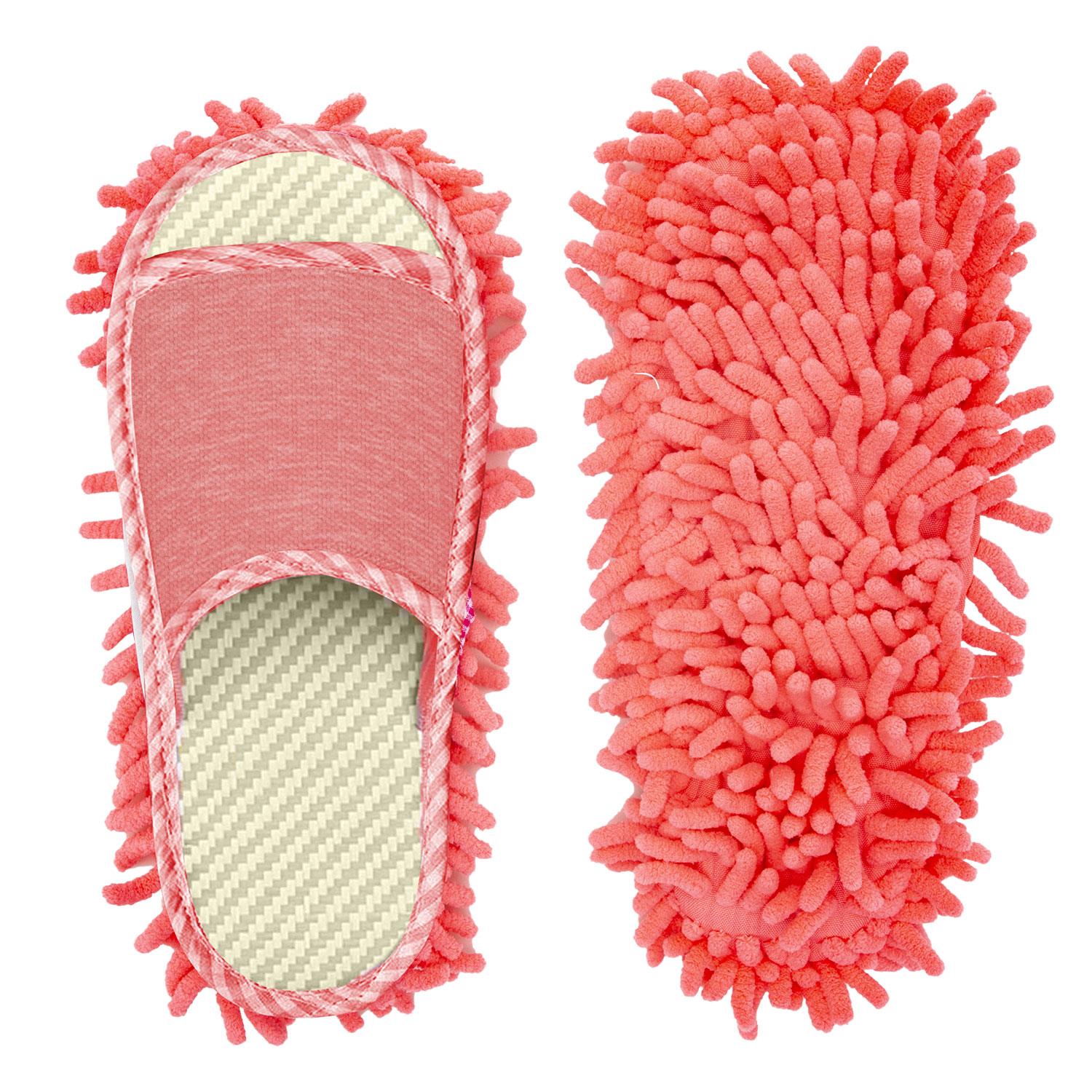 Mop Shoe High-quality Microfiber Chenille Flexible & Elastic - Pink | Pink