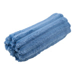 Cozy Striped Throw Blanket Soft Double-sided Use, Warm, Fade-resistant & Easy To Clean | Small | Blue