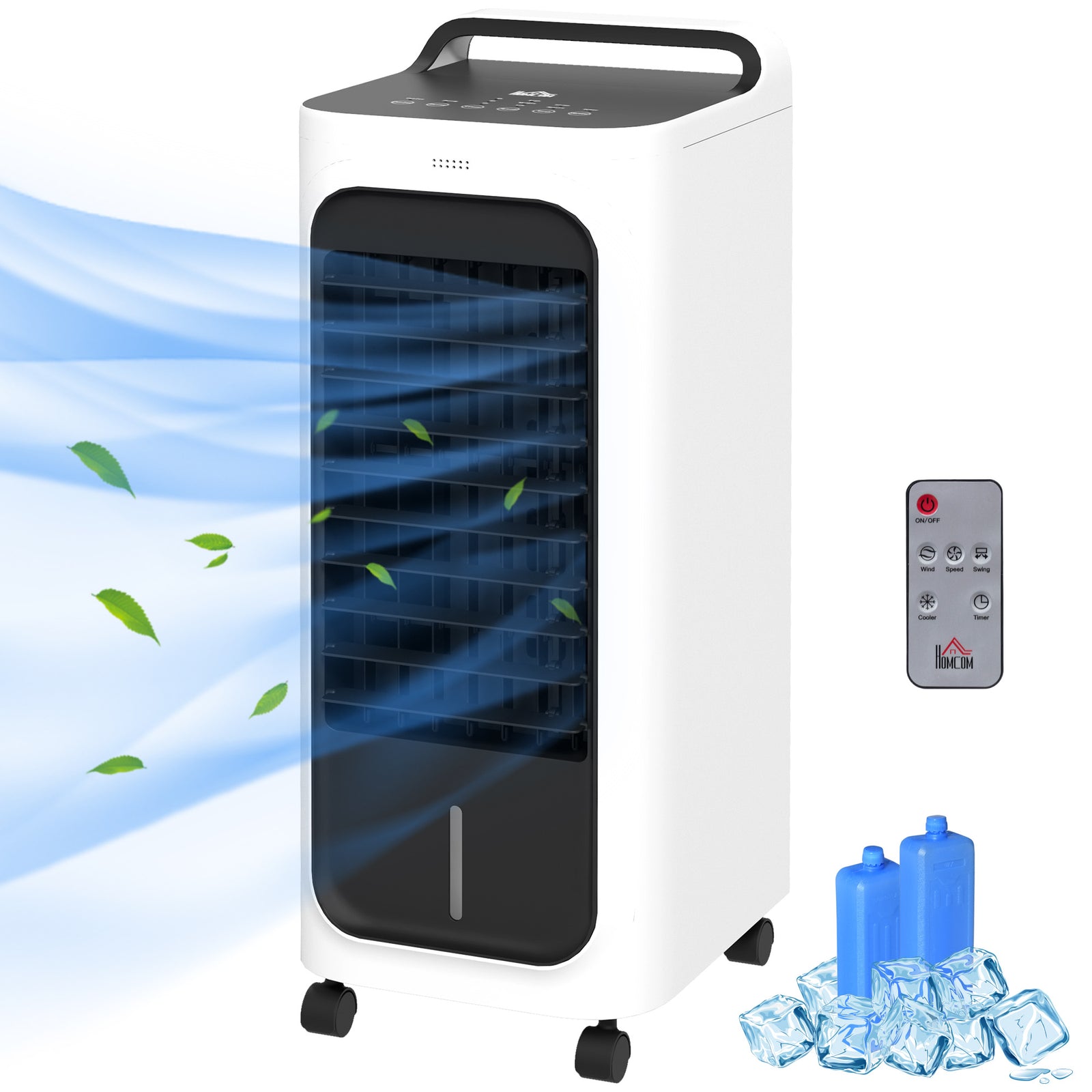 Mobile Air Cooler For Home Office, With Oscillation