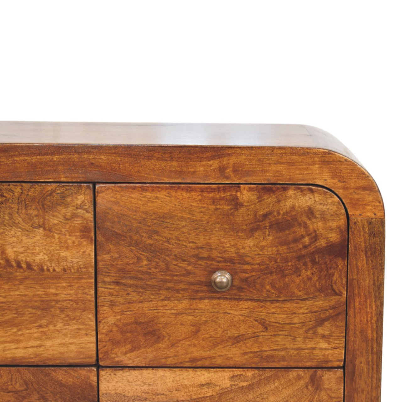 Darcy 3 Over 3 Drawer Chest In Chestnut Finish, Brown | 7 | Brown