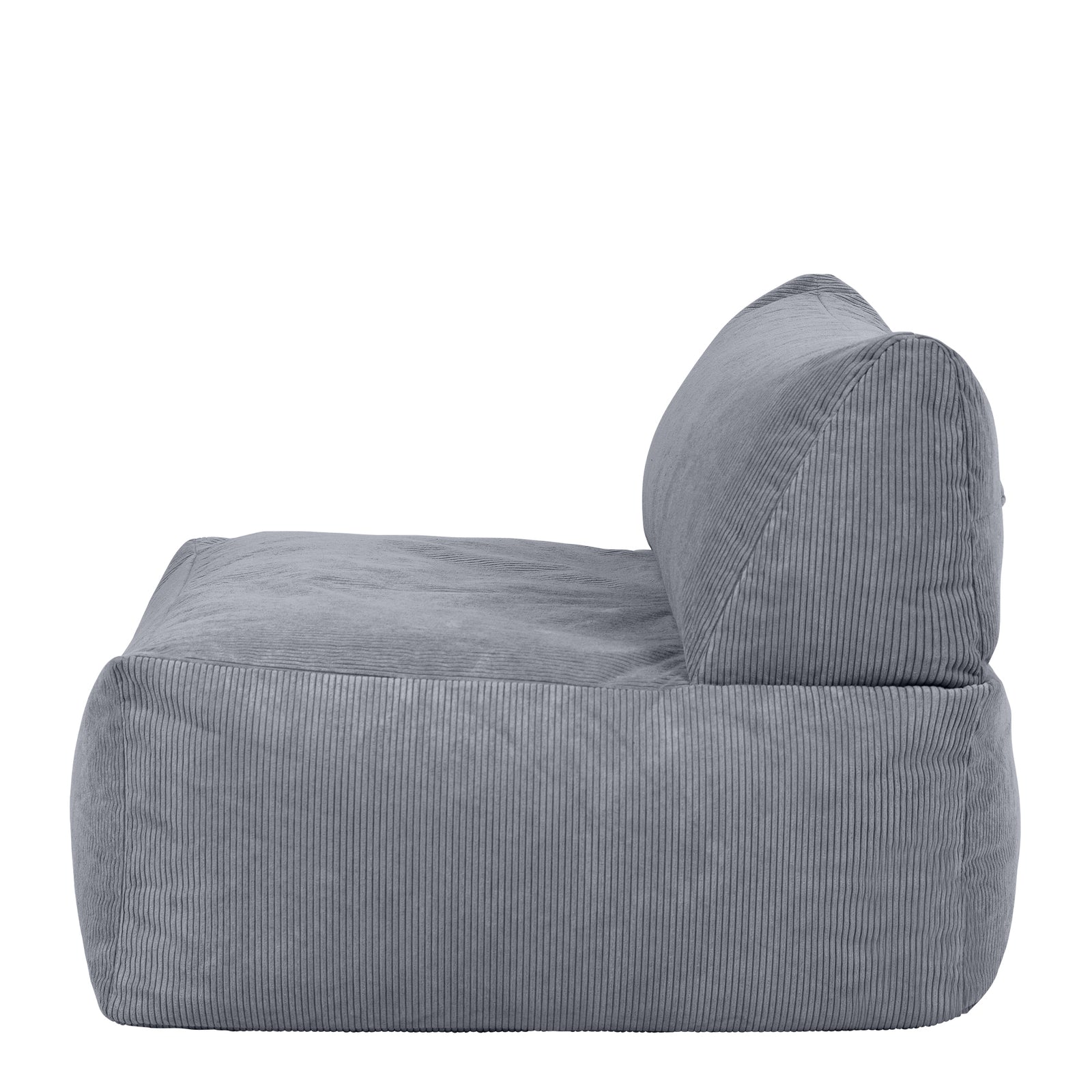 Tetra Cord Recliner Sofa Section | Charcoal