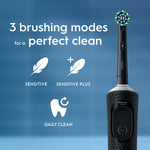 Vitality Pro Rechargeable Electric Toothbrush With 1 Brush Head, Black