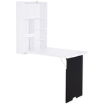 Multi-functional Folding Wall-mounted Drop-leaf Table | Black