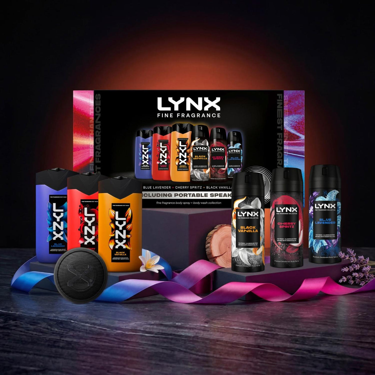 Fine Fragrance Body Spray And Body Wash Collection For Him, 6pc | Set of 1