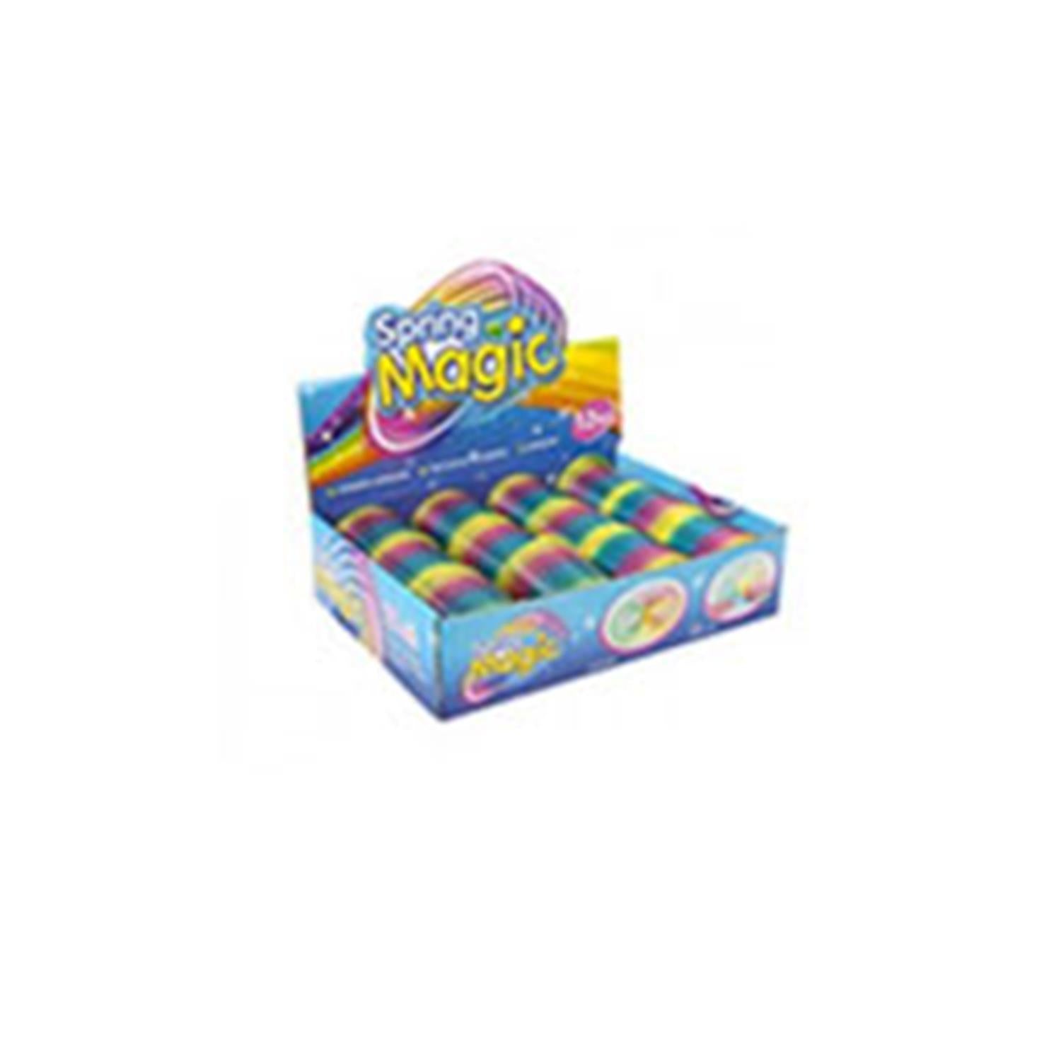 Rainbow Magic Glitter Spring Toys For Boys & Girls 2.5 X 2.5", 1 Pack